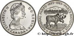 CANADA 1 Dollar Proof 100e anniversaire de la fondation des Parcs Nationaux 1985 