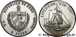 CUBA 5 Pesos Expédition “Kon-Tiki 1987 La Havane