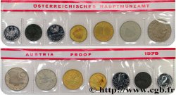 AUSTRIA Série Proof 7 Monnaies 1979 Vienne