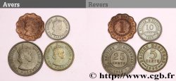 HONDURAS BRITANNICO Lot de 4 pièces 1965