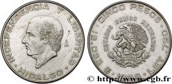 MESSICO 5 Pesos Miguel Hidalgo y Costilla / aigle 1955 Mexico