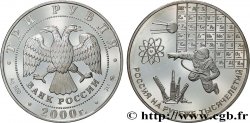 RUSSIE 3 Roubles Proof la Science 2000 Moscou
