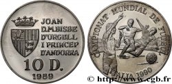 ANDORRA (PRINCIPALITY) 10 Diners Proof Coupe du Monde 1990 1989 