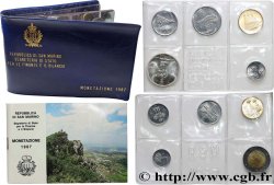 SAN MARINO Série FDC 10 Monnaies 1987 Rome MS