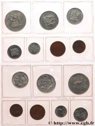 AFRIQUE DU SUD Série FDC 7 monnaies 1981 