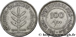 PALESTINE 100 Mils 1933 