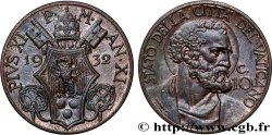 VATICAN ET ÉTATS PONTIFICAUX 10 Centesimi frappe au nom de Pie XI an XI 1932 Rome