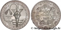 ÉTATS DE L AFRIQUE DE L OUEST (BCEAO) 500 Francs BCEAO 1972 Paris
