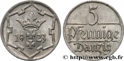 DANTZIG - VILLE LIBRE DE DANTZIG 5 Pfennig 1923 