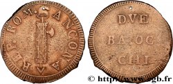 ITALIE - RÉPUBLIQUE ROMAINE 2 Baiocchi ville d’Ancône 1798 Ancône