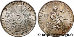 AUTRICHE 2 Schilling 700e anniversaire de la mort de Walter von der Vogelweide 1930  SUP