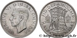 REGNO UNITO 1/2 Crown Georges VI 1943