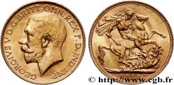 OR, PALLADIUM ET PLATINE INVESTISSEMENT 1 Souverain Georges V  1923 Melbourne - M TTB+