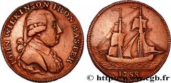 ROYAUME-UNI (TOKENS) 1/2 Penny John Wilkinson (Warwickshire) 1788