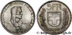 SUISSE 5 Francs berger 1925 Berne