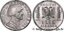 ALBANIE 1 Lek Victor-Emmanuel III d’Italie 1939 Rome TTB+