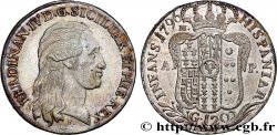 ITALIE - ROYAUME DE NAPLES - FERDINAND IV 120 Grana  1796  SUP