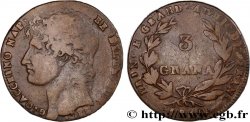 ITALIE - ROYAUME DES DEUX-SICILES 3 Grana Joachim Murat 1810  TB+