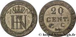 GERMANY - KINGDOM OF WESTPHALIA 20 Centimes 1808 Cassel