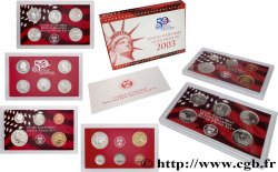 UNITED STATES OF AMERICA Série Silver Proof 10 monnaies 2003 S- San Francisco