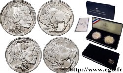 ÉTATS-UNIS D AMÉRIQUE Série de 2 monnaies de 1 dollar - American Buffalo 2001 