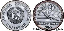 BULGARIE 25 Leva Proof XVe Jeux Olympiques d’hiver 1988 1988 Sofia SPL