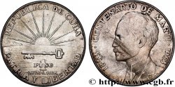 CUBA 1 Peso centenaire de José Marti 1953  TTB