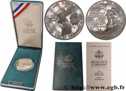 UNITED STATES OF AMERICA 1 Dollar Silver PROOF 38e anniversaire de la fin de la guerre de Corée 1991 Philadelphie - P