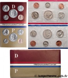ÉTATS-UNIS D AMÉRIQUE Série 13 monnaies - Uncirculated  Coin 1984 