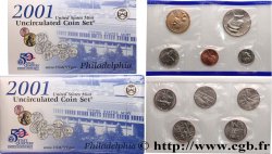 ÉTATS-UNIS D AMÉRIQUE Série 10 monnaies - Uncirculated Coin set 2001 Philadelphie