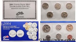 ÉTATS-UNIS D AMÉRIQUE Série 11 monnaies - Uncirculated Coin set 2004 Philadelphie