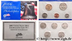 UNITED STATES OF AMERICA Série 10 monnaies - Uncirculated Coin set 2006 Philadelphie