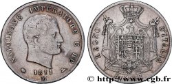 ITALIE - ROYAUME D ITALIE - NAPOLÉON Ier 5 Lire 1811 Milan