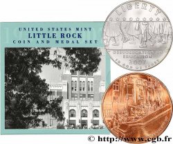 UNITED STATES OF AMERICA 1 Dollar - Little Rock Central High School -Desagregation + 1 médaille 2007