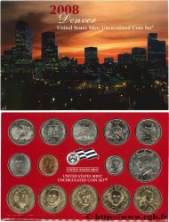 UNITED STATES OF AMERICA Série 14 monnaies 2008 Denver