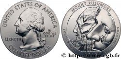 ÉTATS-UNIS D AMÉRIQUE 25 cent - 5 onces d’argent FDC - MOUNT RUSHMORE - South Dakota 2013