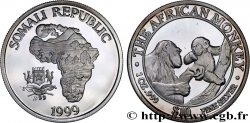 SOMALIA 10 Dollars Proof Singes d’Afrique 1999 