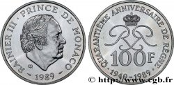 MONACO 100 Francs Rainier III 40e anniversaire de règne 1989 Paris