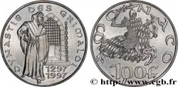 MONACO 100 Francs 700e anniversaire de la dynastie des Grimaldi 1997 Paris SPL