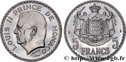 MONACO - PRINCIPALITY OF MONACO - LOUIS II Essai de 5 Francs 1945 Paris