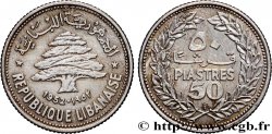 LIBANO 50 piastres Cèdre du Liban 1952 Utrecht
