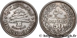 LIBAN 50 piastres Cèdre du Liban 1952 Utrecht