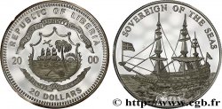 LIBERIA 20 Dollars Proof Voilier Sovereign of the Seas 2000 