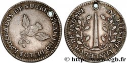BOLIVIA Médaille de 1 sol Sucre 1841  XF