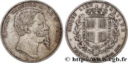 ITALIE - ROYAUME D ITALIE - VICTOR-EMMANUEL II 5 Lire 1861 Florence TB+