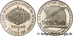 ÉTATS-UNIS D AMÉRIQUE 1 Dollar Proof “bicentenaire de la Constitution” 1987 San Francisco