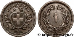 SWITZERLAND 1 Centime (Rappen) 1851 Paris