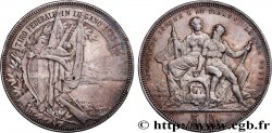SUISSE 5 Francs, concours de Tir de Lugano 1883
