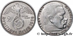 ALLEMAGNE 2 Reichsmark Maréchal Paul von Hindenburg 1938 Munich