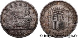 ESPAGNE 5 Pesetas 1870 Madrid